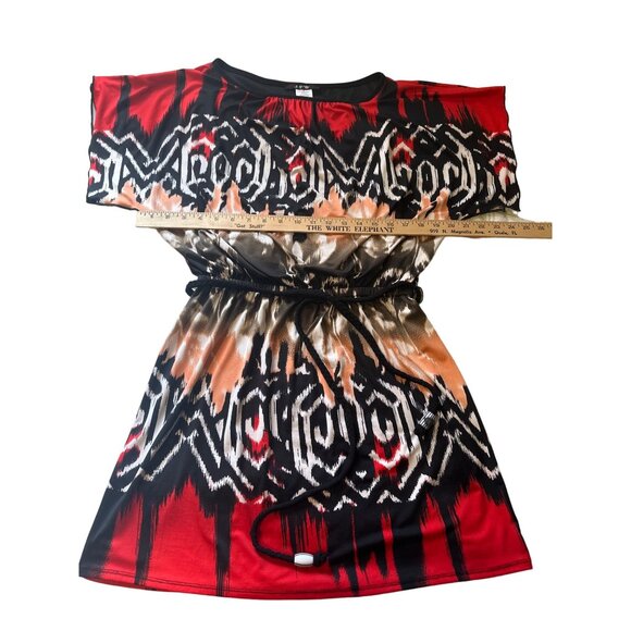 💖J.F.W Women's Aztec Print Dress Size L - Picture 5 of 7